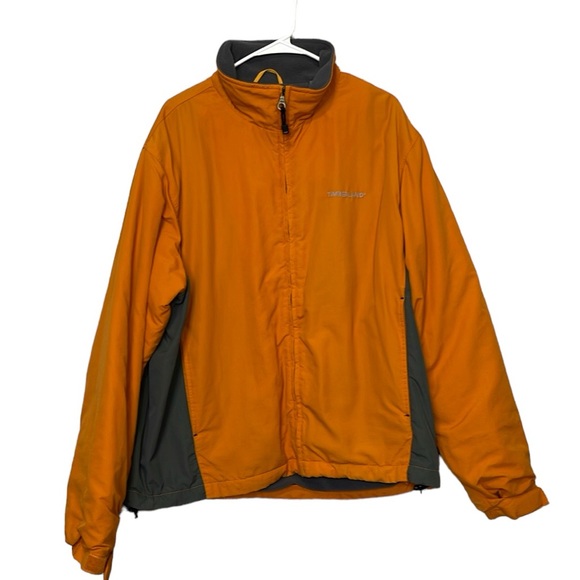 Timberland weathergear Men's Orange fleece jacket Inner outer shell size XL - Picture 1 of 14